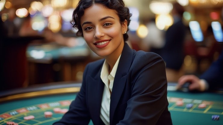 Antarmuka taruhan roulette di aplikasi mobile wigobet